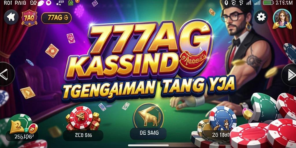Tampilan gameplay menarik dari permainan Kasino 77AG.