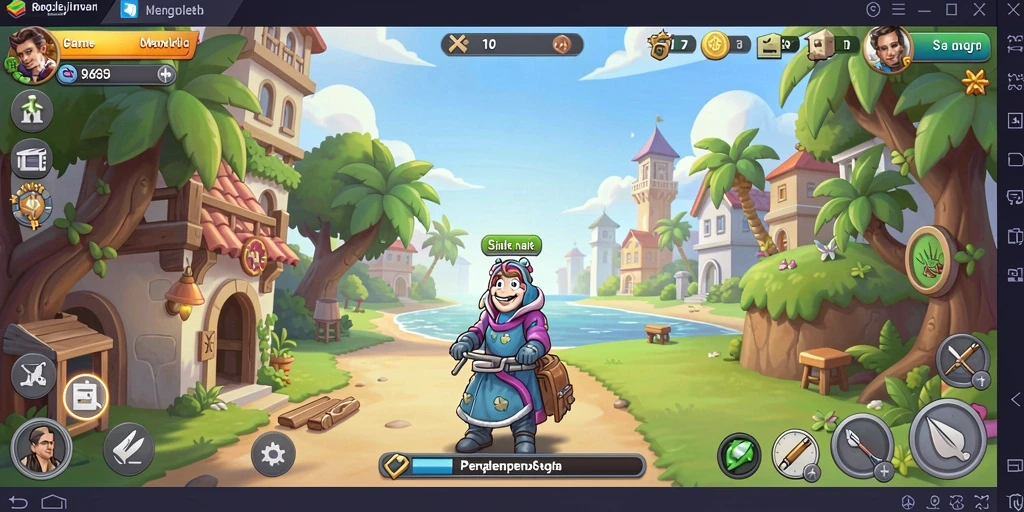 Gameplay utama API77 menunjukkan aksi Idle yang menarik.
