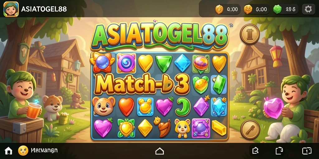 Gameplay seru di ASIATOGEL88 dengan kombinasi warna-warni.
