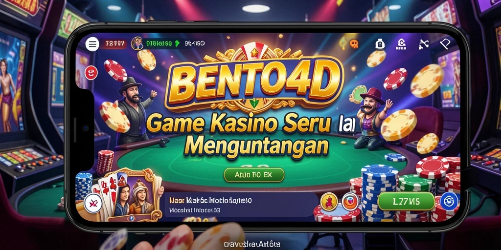 Screenshot utama BENTO4D menampilkan gameplay Kasino yang seru.