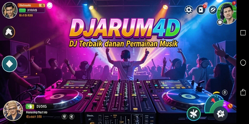 Tampilan screenshot DJARUM4D menampilkan gameplay menarik dalam menciptakan musik.
