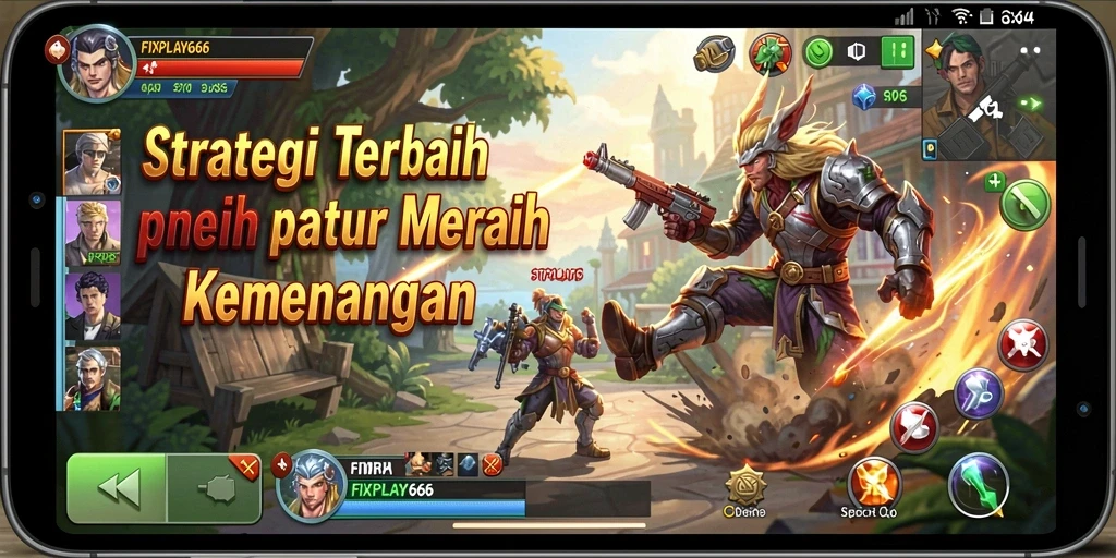 Tampilan gameplay FIXPLAY666 dengan elemen strategi yang mendalam.