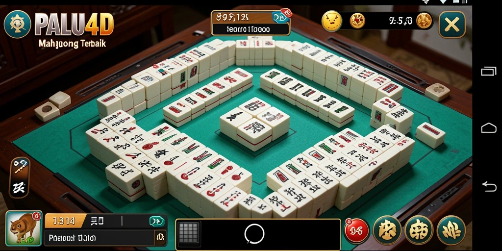 Tampilan menarik dari gameplay Mahjong PALU4D