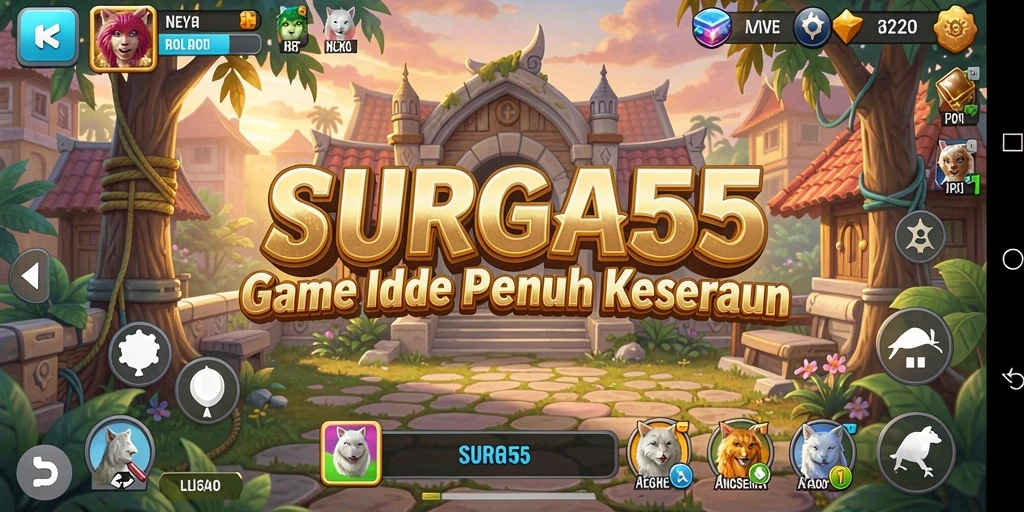 Screenshot gameplay SURGA55 menunjukkan keseruan bermain Idle.