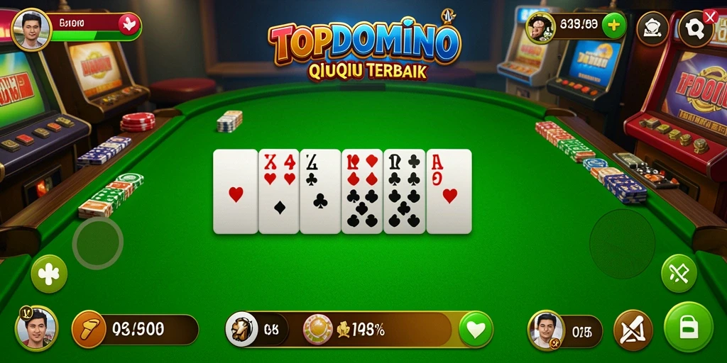 Gameplay seru dari TOPDOMINO menunjukkan strategi dan keseruan QiuQiu.